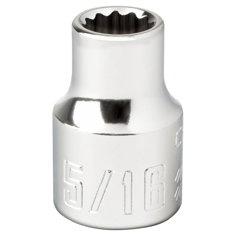 Soquete CRAFTSMAN 3/8 pol. 12 Pontos para 5/16 pol. em Aço-Liga CMMT44329