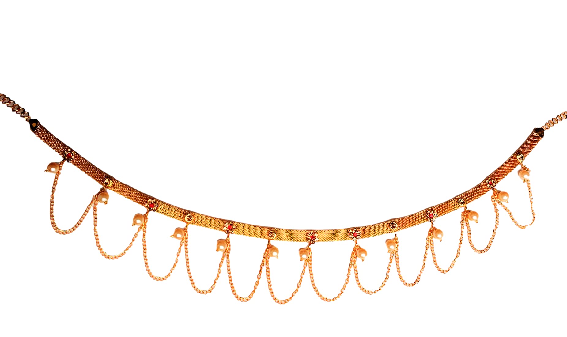 Womensky Gold Polished Waist Chain Kamarband for Women and Girls (B091LDDSQV) Amazon Price History, Amazon Price Tracker