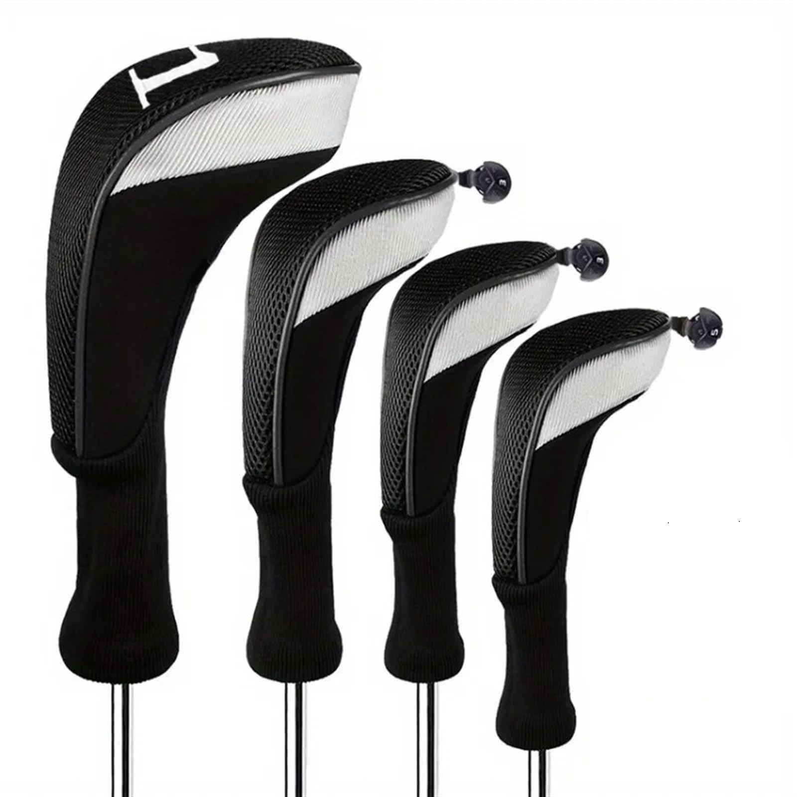 4 Fundas Protectoras for Cabezas de Palos Golf Funda para Cabeza de Palo de Golf