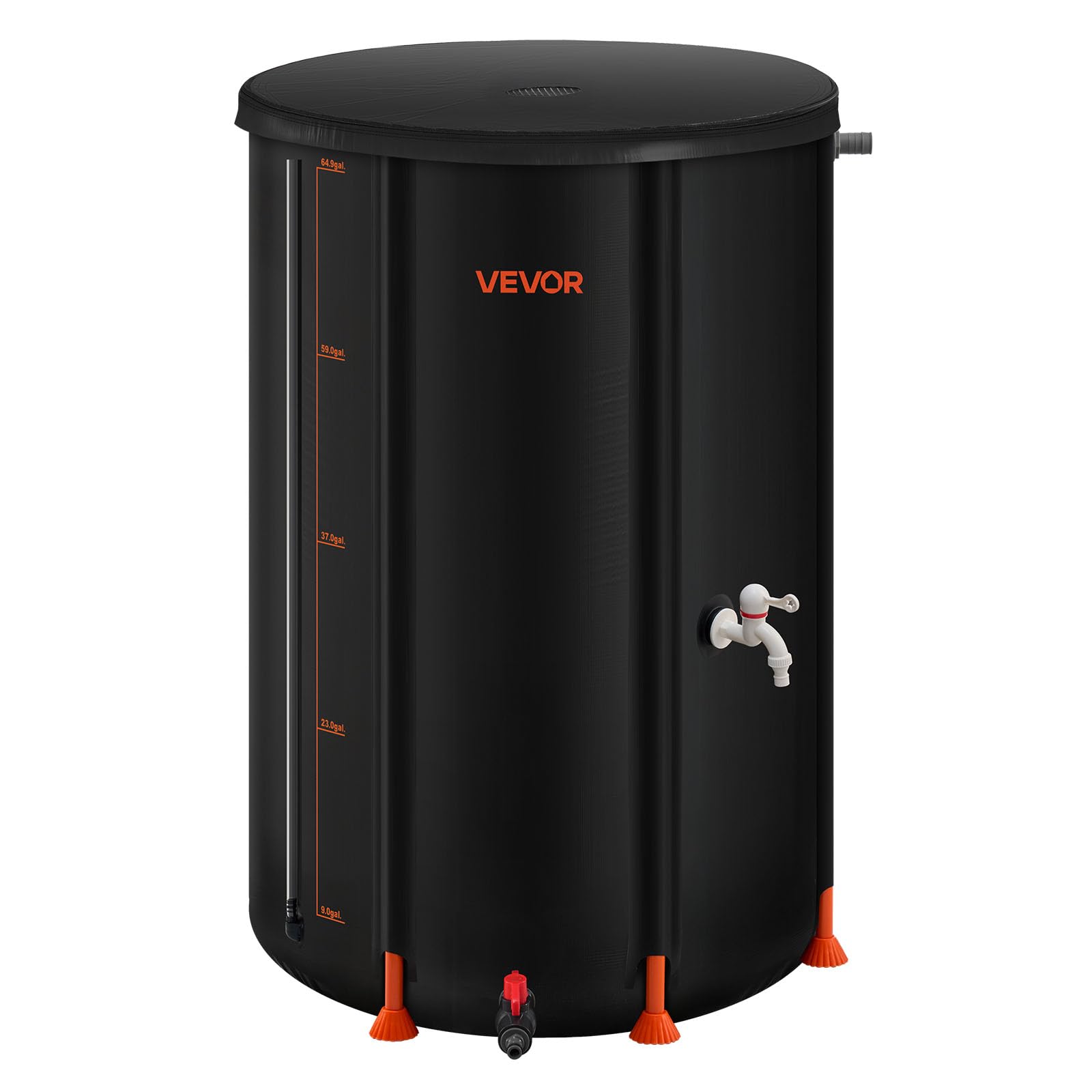 VEVOR Collapsible Rain Barrel, 66 Gallon