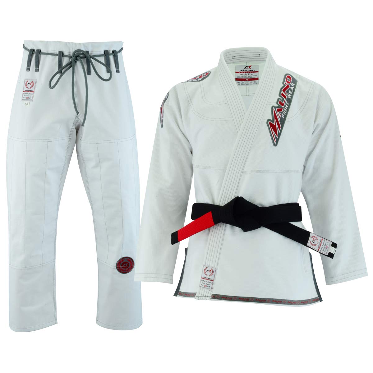 Malino brasileño jiu Jitsu gi BJJ Traje Kimono Adulto Uniforme de algodón 450gsm