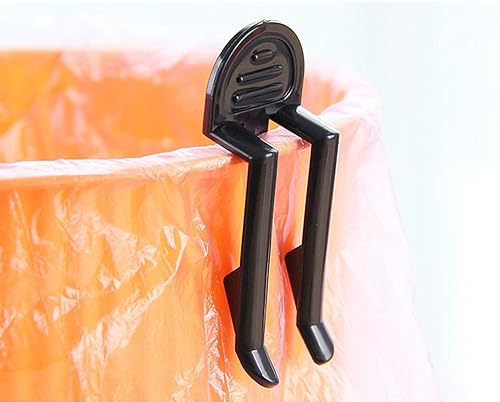 Miniatura 3 de RLECS 10 Uds. Práctica Bote De Basura Clip De Basura Cesta De Basura De Plástico PP Abrazadera De Bolsa De Basura 3.35x1.26 Pulgadas