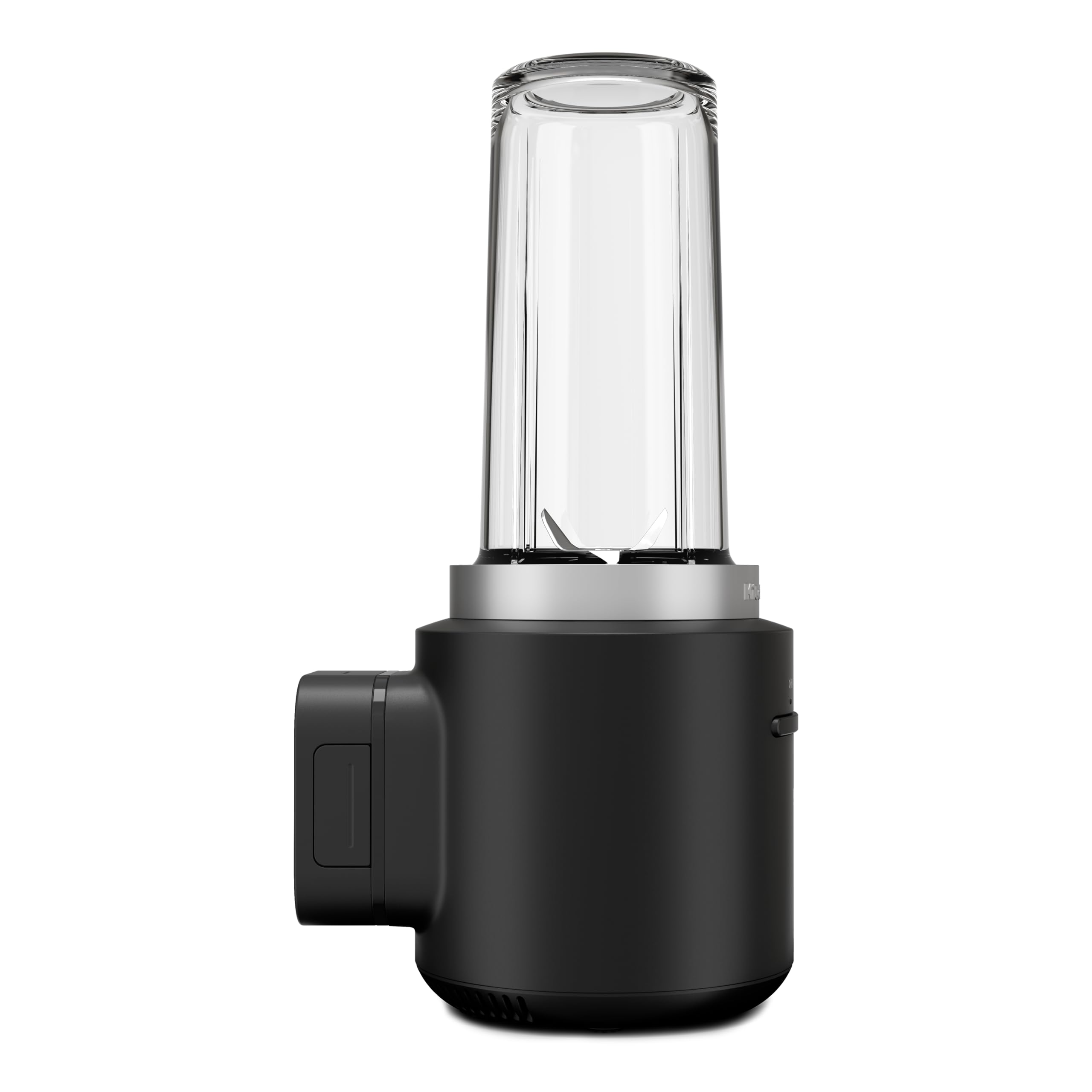 KitchenAid Go Batidora Portátil Inalámbrica con Batería, 473ml, Cuchillas Asimétricas de Acero Inoxidable, Tapa de Viaje, 20 Min de Autonomía, Negro Mate