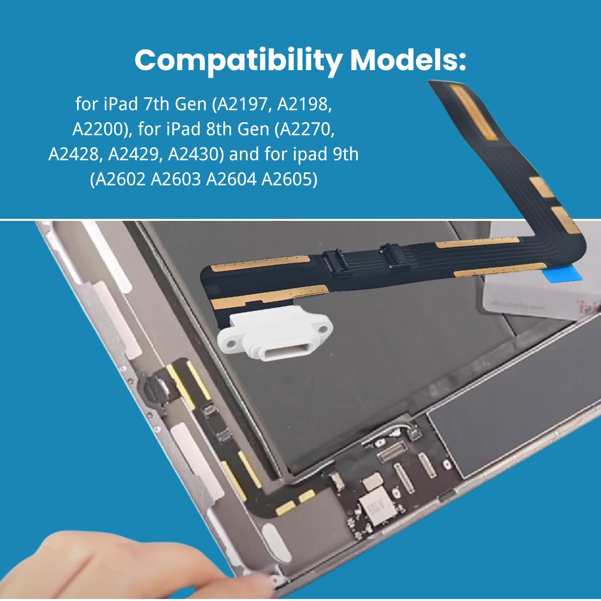 Amazon.com: MEEFIX Charging Port Replacement for iPad 7th (2019