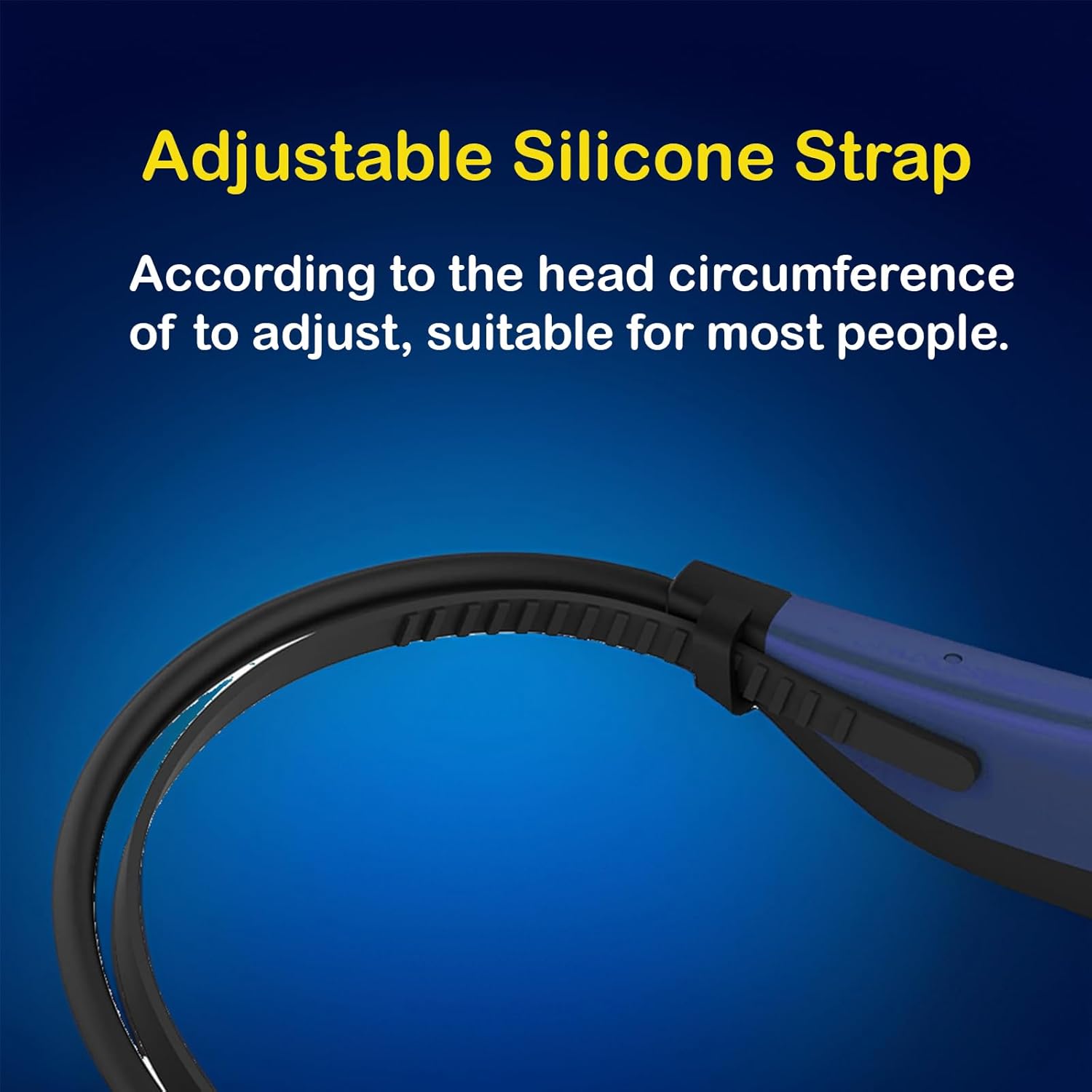 Bone Conduction Headphones, swimmingWireless Bluetooth Open Ear IP68 Waterproof Compatible with Android iPhone, Universal Earphones Headset Hi-Fi Stereo Sound for Swimming Gym Running, Blue