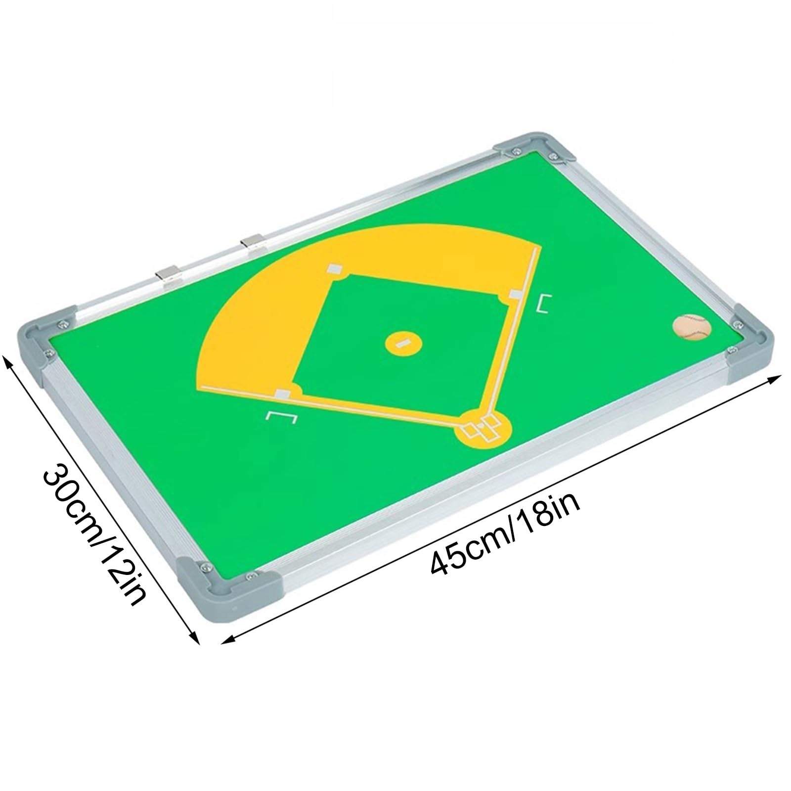Magnetyczna Tablica Trenerska Baseballu, Przenośna Tablica Suchościeralna, Gładka Powierzchnia do Pisania, Łatwa do Przenoszenia, Trwały Materiał, Konstrukcja z Możliwością