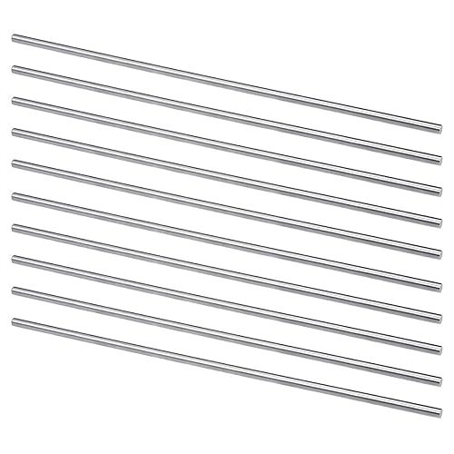 Miniatura 8 de uxcell Varilla de acero redonda, herramienta de barra de torno HSS de 0.197 in, 5.906 in de largo, para engranajes de eje, taladradora, taladradora,