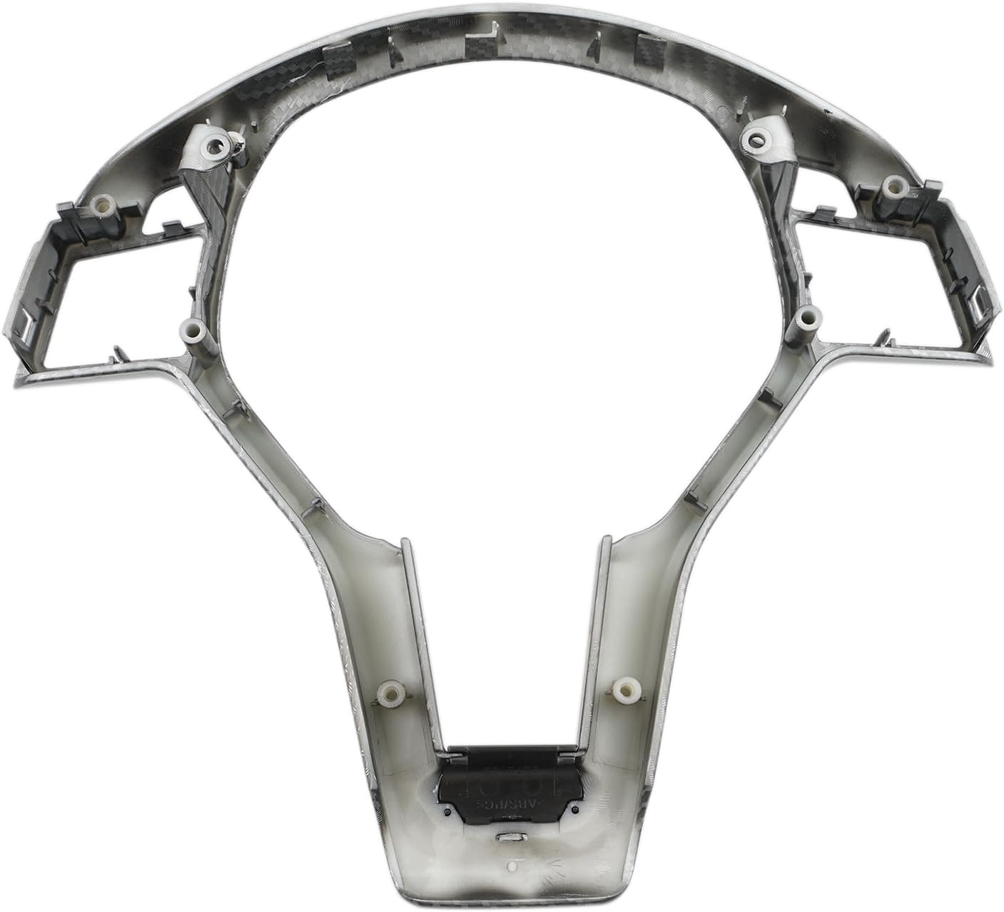 Bevinsee Steering Wheel Decoration Cover Trim Compatible with Mercedes Benz C-CLASS W204 C63 E-CLASS W212 E63 E-CLASS W207 E63 CLA-CLASS W117 CLA45 C218 CLS-Class Coupe 2012-2014