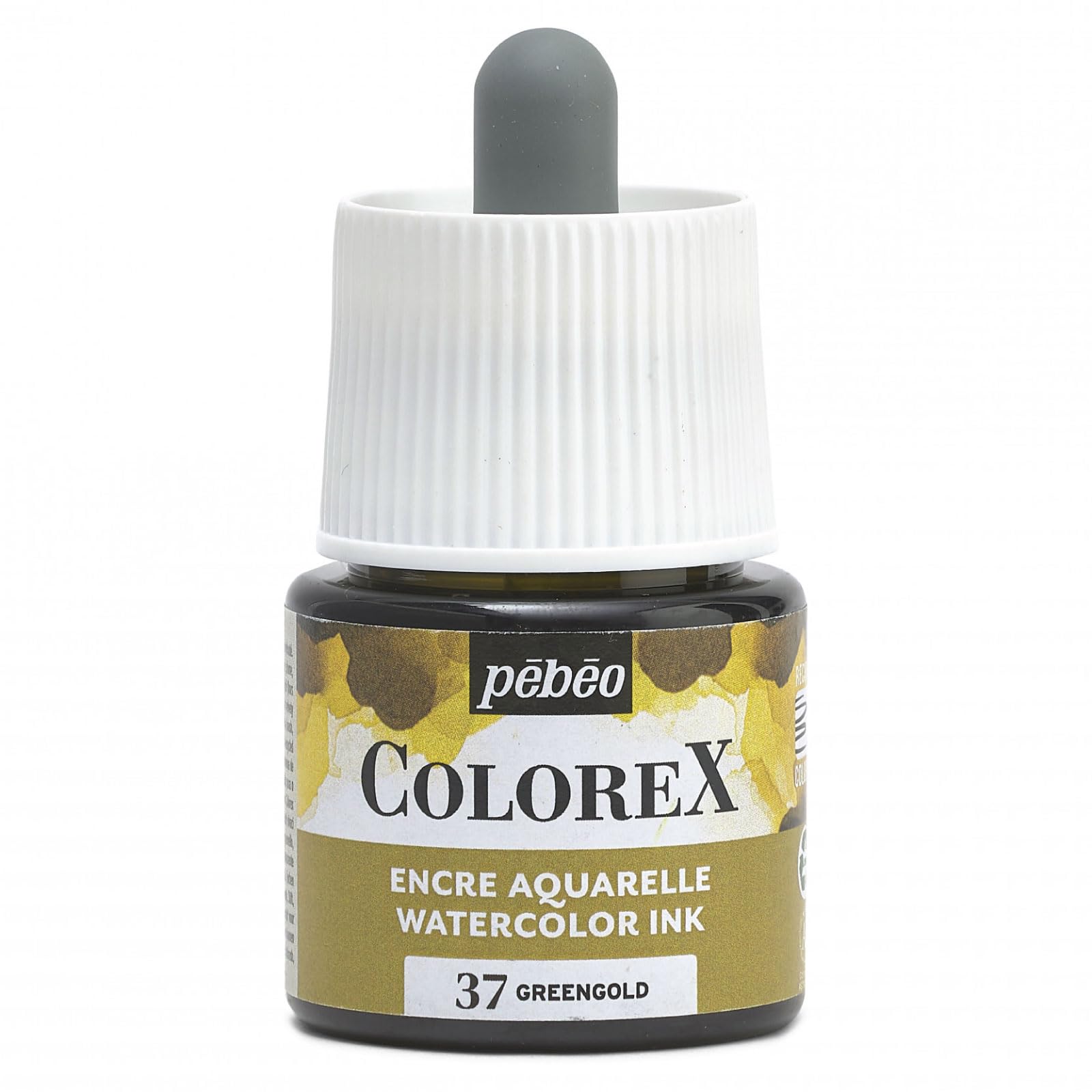 Pébéo - Colorex Ink 45 ml Primary Yellow – Colorex Watercolour Ink Pébéo – Velvety Yellow Ink – Multi-Tool Drawing Ink for All Media – 45 ml – Primary Yellow