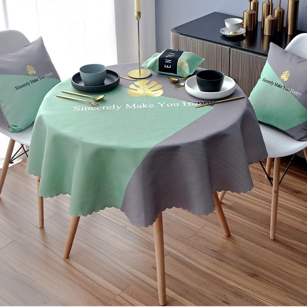 Nappe ronde home lumière luxe décorative pour cuisine et fêtes