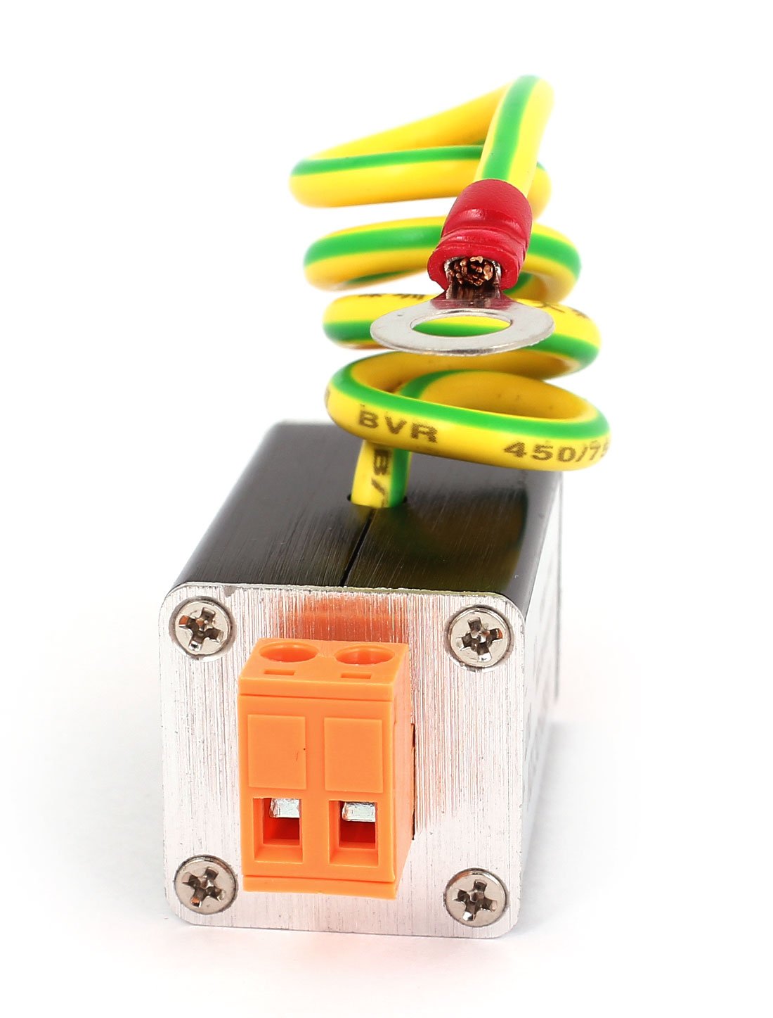 uxcell DC 12V Power Supply Surge Protection Arrester Black Orange