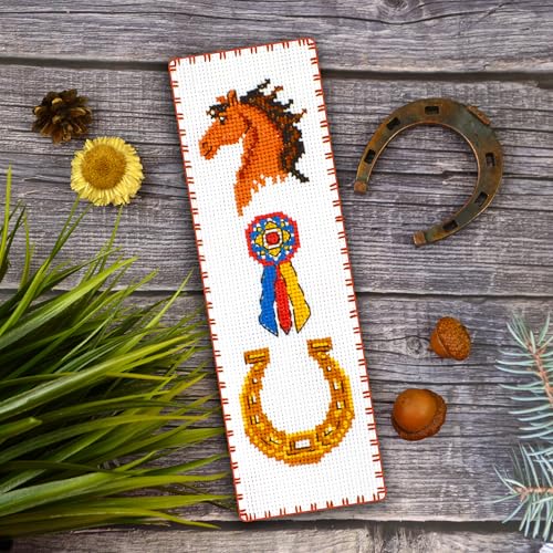 Image of Povitrulya The Winner - Counted Cross Stitch Bookmark Kit