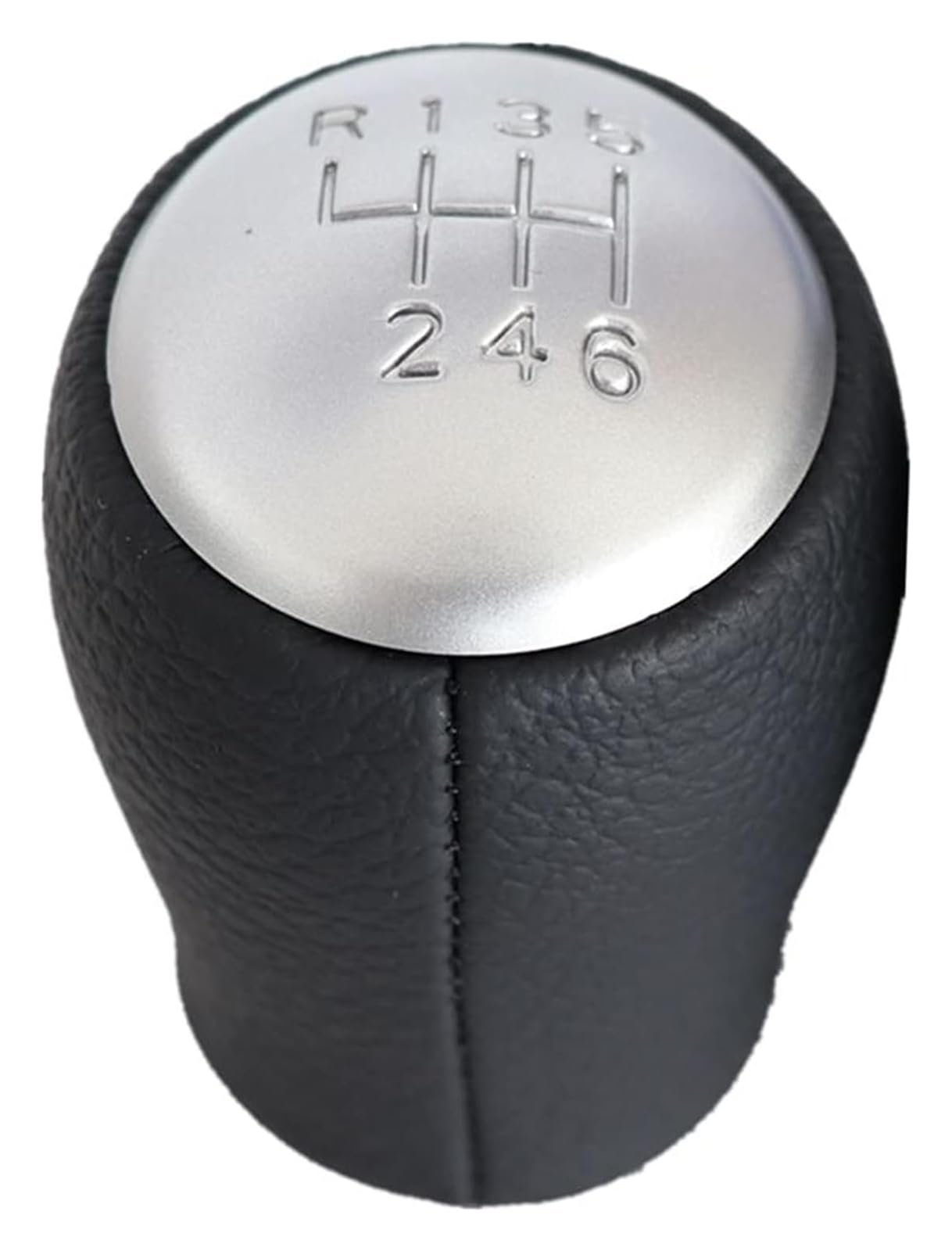 UTONGMU Manual Gear Shift Knob for Nissan for Juke F15 for X-Trail T31 for Qashqai MKI JJ10 2010-2013 Car Gear Shift Knob 6 Speed Manual Stick(Leaher Smooth)