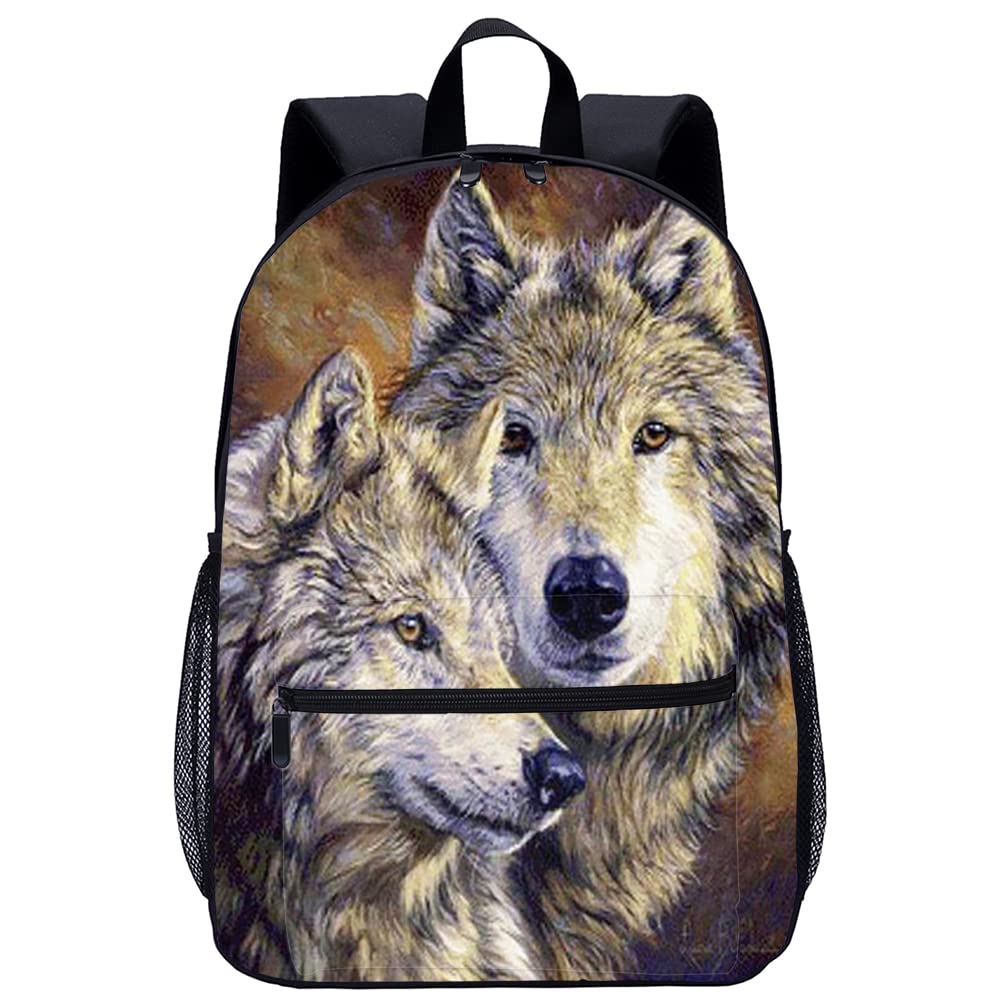 Sac à dos Wolf School idéal pour le collège et les sorties d'ados - 8