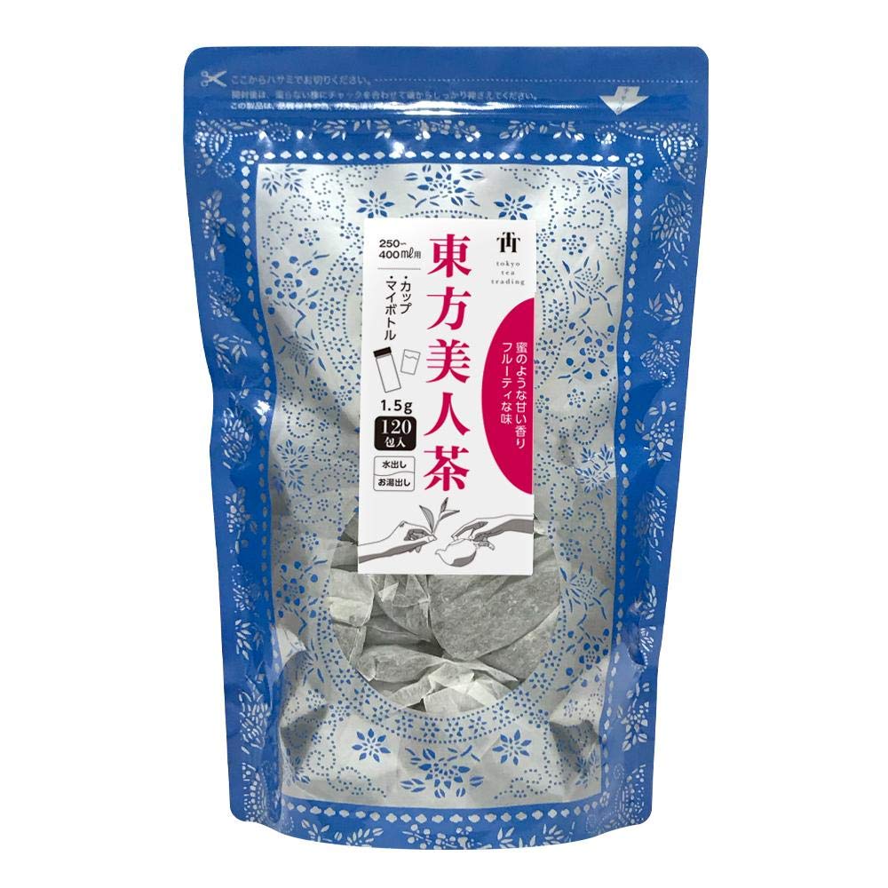 台湾茶 東方美人茶 ティーバッグ 1.5g×120P 水出し 中国茶 烏龍茶 ウーロン茶 Tokyo Tea Trading【お得用 まとめ買い 業務用】