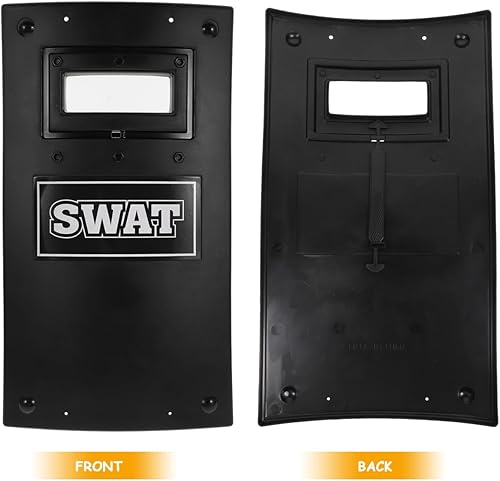 Miniatura 5 de KESYOO Juguetes de armas de escudo SWAT de policía, accesorios de juego de rol, accesorios de cosplay de policía para niños, regalo de Halloween,