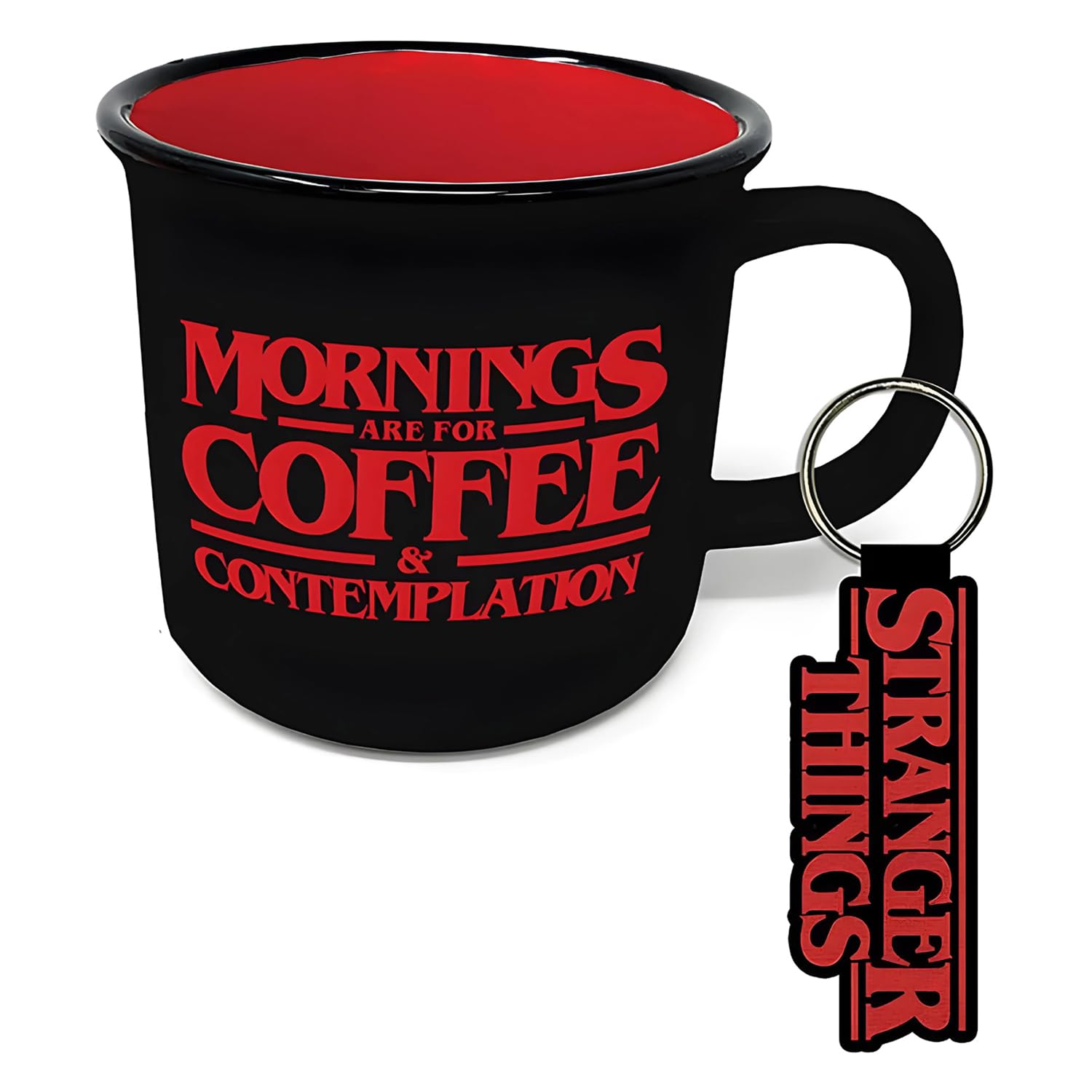 Pyramid International Multicolour Stranger Things (Coffee And Contemplation) Campfire Mug And Keychain Set