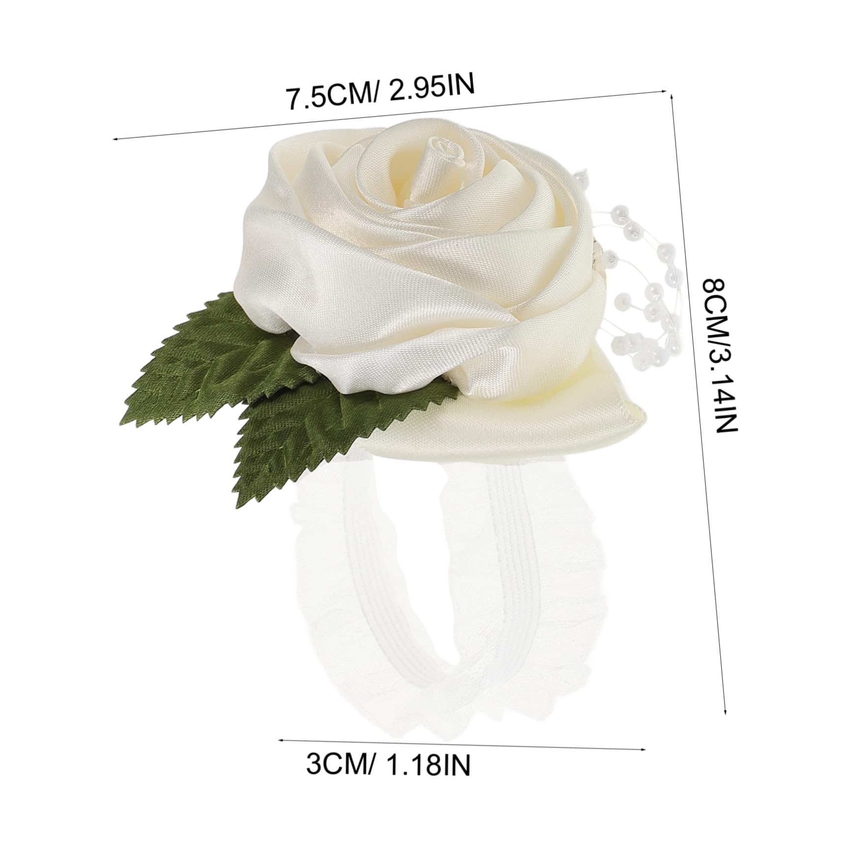 GALPADA 16pezzi Bracciale Corsage per Matrimonio Bracciale Artificiali e Decorazione per e Damigelle e Cerimonie