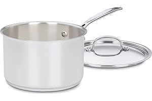 Cuisinart 4qt Saucepan with Lid | Premium Cooking Essential for Everyday Chefs