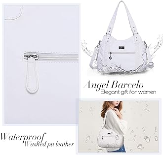 Angel Barcelo Purses for Women Soft PU Leather Shoulder Bag Crossbody Purse and Handbags