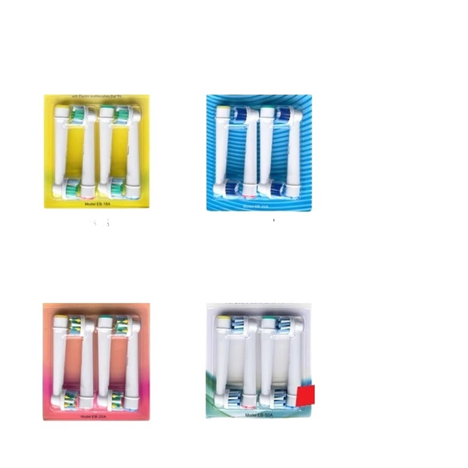 Recambio de cabezales de cepillo, repuesto de cepillo de dientes eléctrico, Compatible con O b.D12