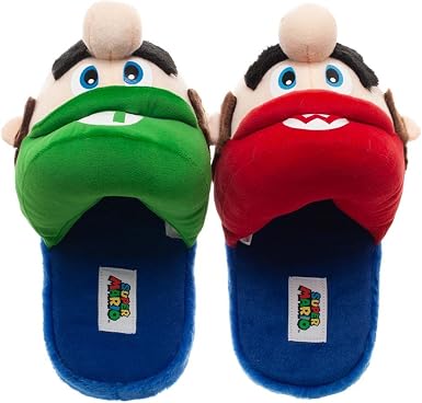 Amazon.com: Mario y Luigi Zapatillas Super Mario Accesorios Mario \u0026 Luigi  Zapatillas, L, Multi : Ropa, Zapatos y Joyería
