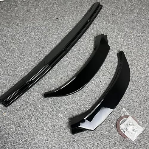 Kit lèvre avant pour Seat Ibiza MK5 2017-2025 spoiler de pare-chocs noir brillant