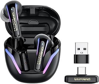 2.4G Wireless Gaming Earbuds with ENC Mic, 20ms Low-Latency for PS5/4, Meta Quest 3/3S/2, 2.4GHz Bluetooth Dual-Mode Headphones for Phone, Pad, Laptop, Steam Deck, PC, VR(with USB-C Dongle) product image