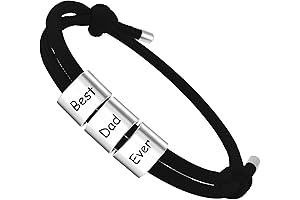 Engraved Bracelet for Dads: Celebrate Fatherhood with Timeless Keepsakes