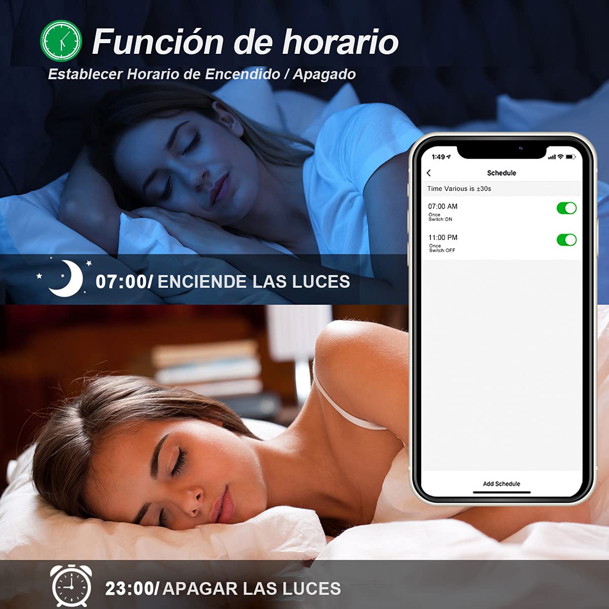 EXTRASTAR Bombilla Alexa LED Intelligente E27, 15W, 1400lm, Regulable Multicolor + Luz Cálida o Blanca, 16 Millones de Colores, Funciona con Alexa y Google Home, Pack de 2 Unidades