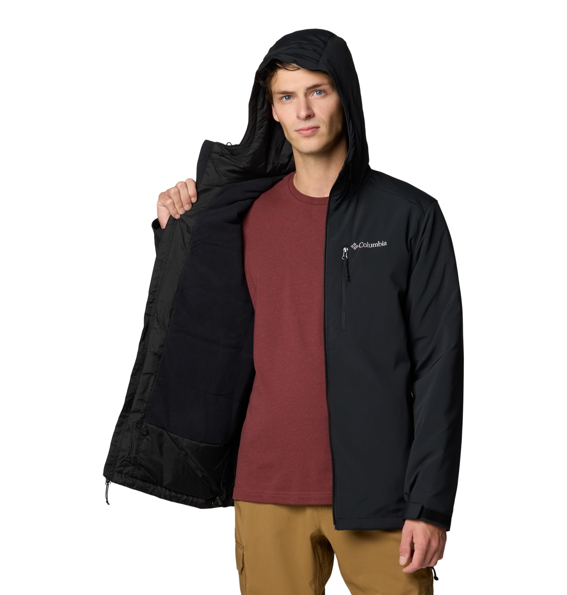 Columbia Gate Racer Softshell męska kurtka softshell, czarna, rozmiar L