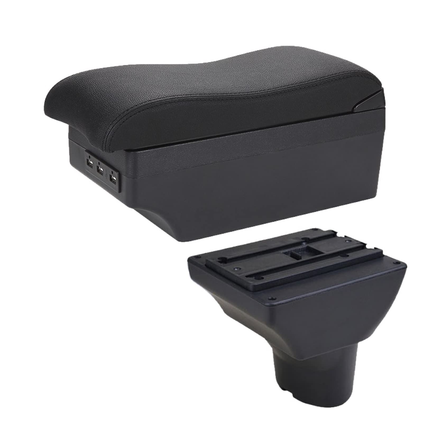 Baiqimv Armrest Box Storage Box Car Accessories Interior Parts Details Retrofit Parts Center Armrest Box For Hyundai I20(A2 7USB)