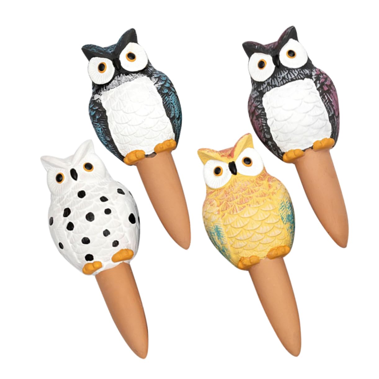 Toddmomy Arroseur Automatique pour Plantes Hibou 210ml, Lot de 4