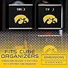 Franklin Sports NCAA Iowa Hawkeyes Storage Bin - Collapsible Cube Container + Storage Basket - Folding Fabric Shelf Organizer - NCAA Office, Bedroom + Living Room Décor - 10.5" x 10.5" Inches #2
