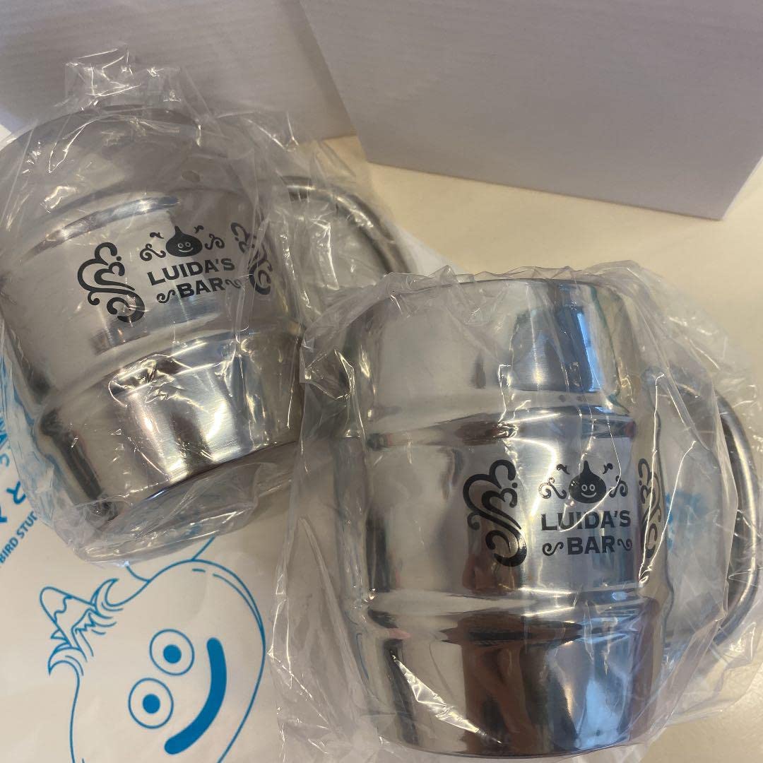 ニジゲンノモリ ドラクエ ルイーダの酒場樽型ジョッキ 2個セット（¥8,000）