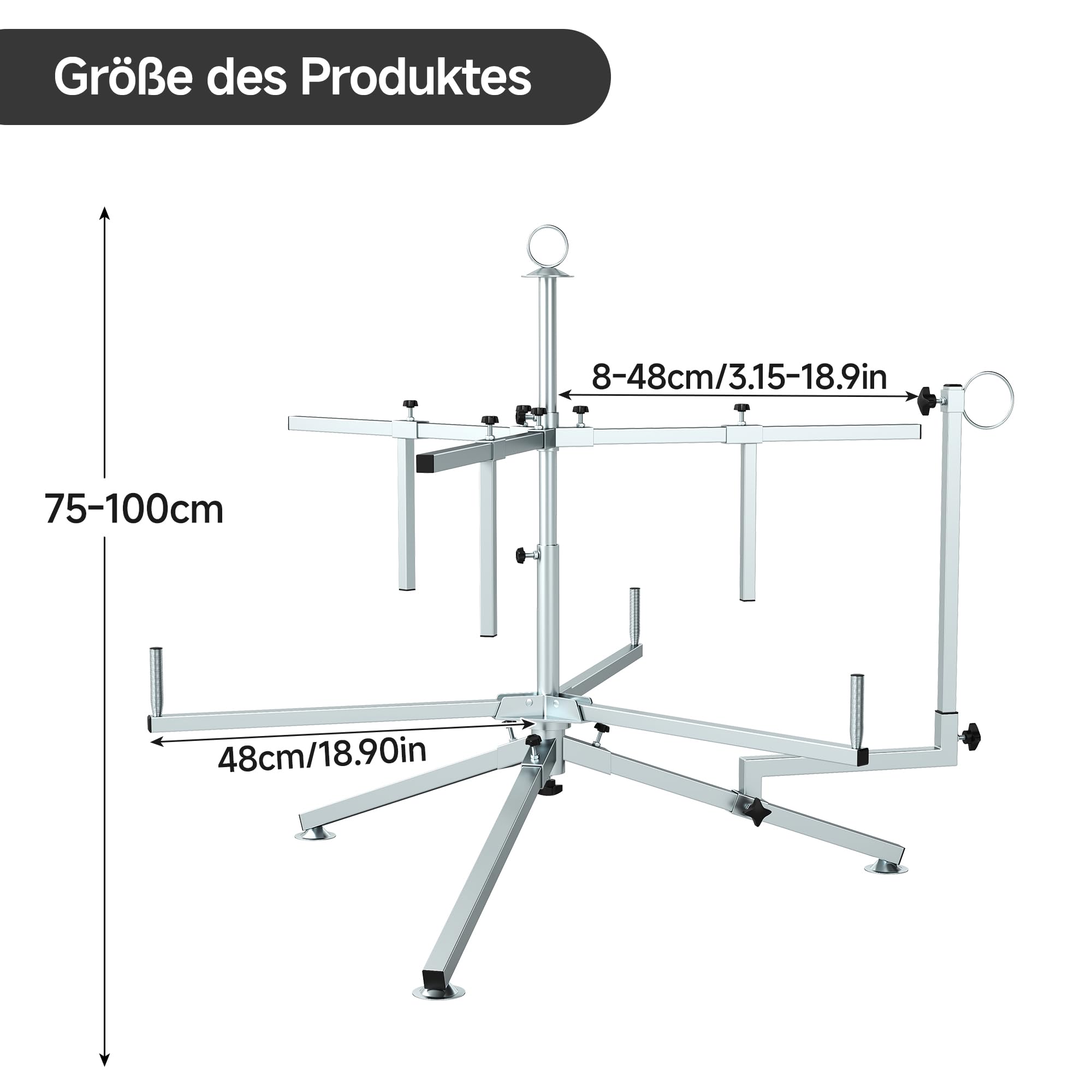 Avvolgicavo per riscaldamento a pavimento, tubo max. 300 kg, portata 600 m, lunghezza rotolo per tubo PEX, PERT, AL/PEX con custodia