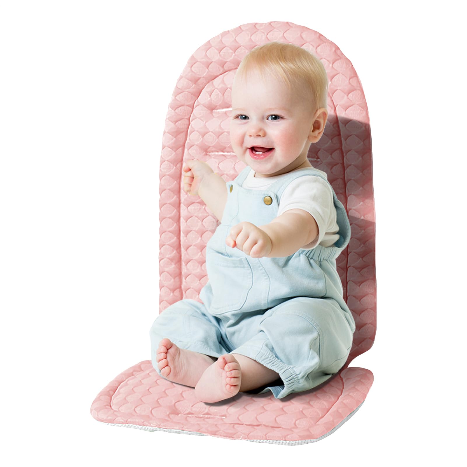 Cojín Para Cochecito,Acolchado Reversible para Silla de Paseo | Apoyo para Cabeza y Cuerpo del Bebé Transpirable para Verano Paseo Playa Exteriores Viajes Camping Avión