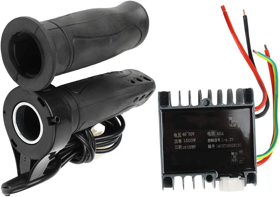 Dilwe Electric Brushed Controller,1500W Motor Brushed Controller Box for Electric Scooter Tricycle