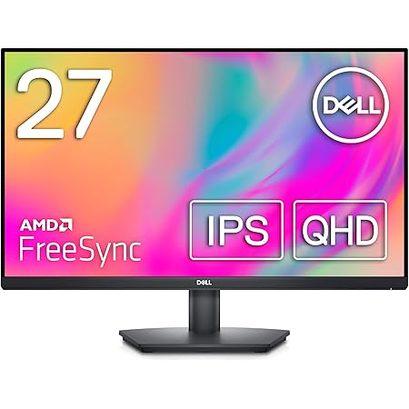 Dell-SE2723DS (68.58 cm) QHD Monitor 2560 x 1440 at 75Hz, IPS Panel, Brightness 350 cd/m², 16.7m Colours, Colour Gamut 99% sRGB, Anti-Glare, 2X HDMI, 1x DP Port, 1x Audio line Out, 5 Year Warranty.