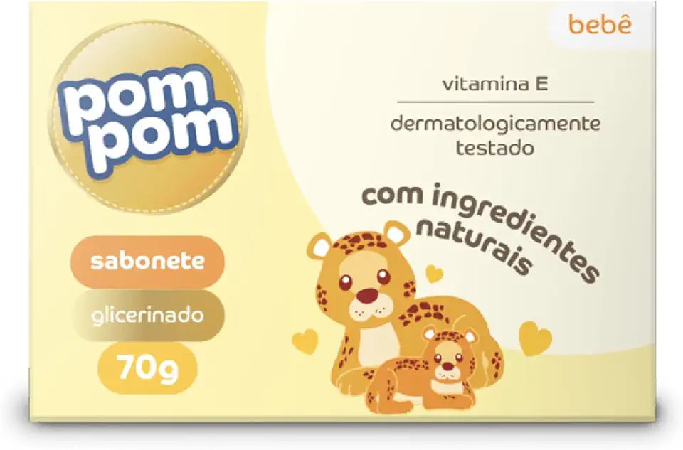 Sabonete Pom Pom Glicerinado 70G