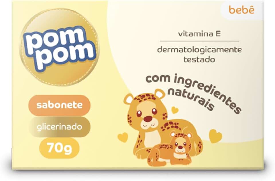 Sabonete Pom Pom Glicerinado 70G