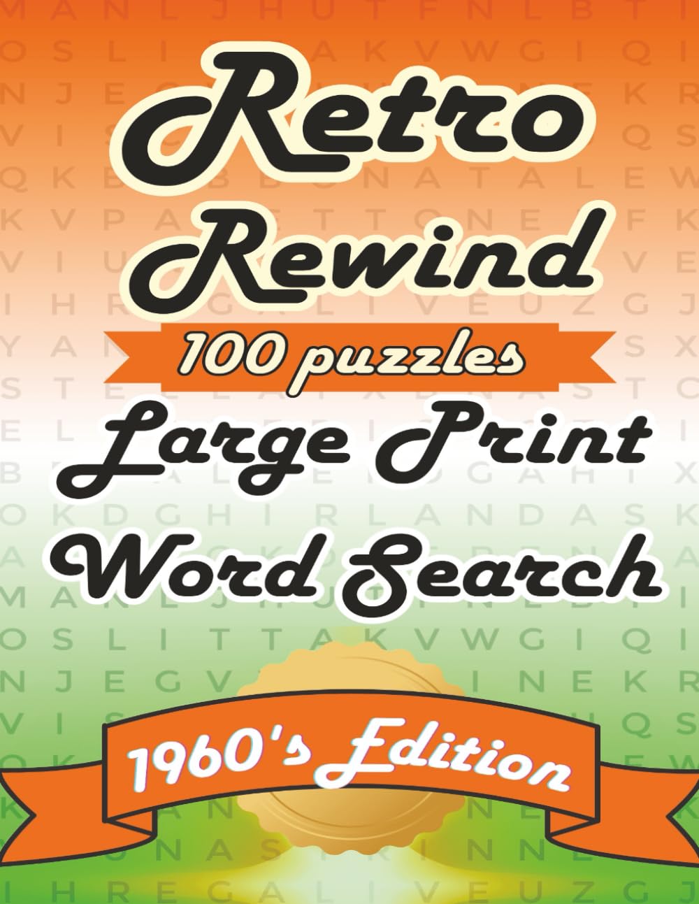 Retro Rewind Large Print Word Search 1960's Edition
