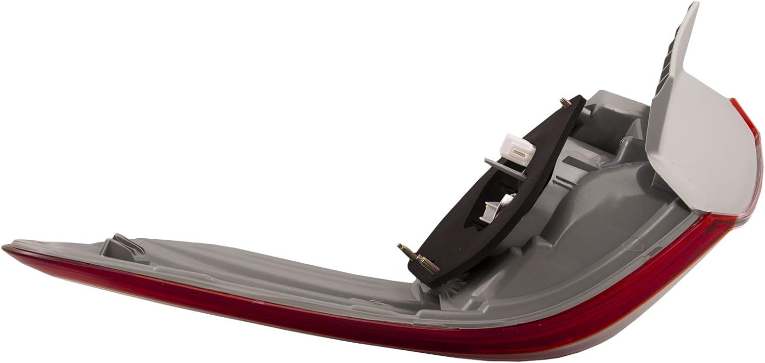 HEADLIGHTSDEPOT Tail Light Set Clear Lens On Body USA Built Compatible With Toyota Camry 2010-2011 Includes Left Driver And Right Passenger Side Tail Lights