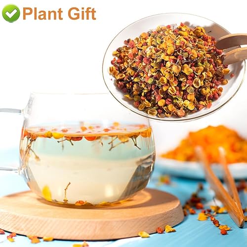 Miniatura 13 de Plant Gift Albizia Flower Albizia Julibrissin Blooming Tea, HE HUAN HUA Té de hojas sueltas, té chino de salud 80 g  2.82 oz