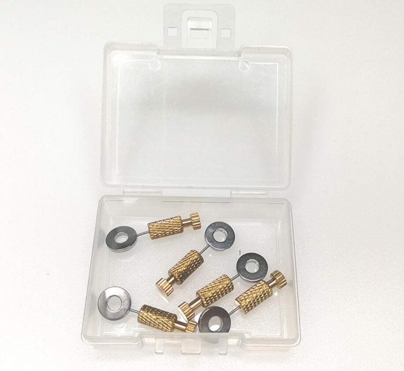 WellieSTR 5 Sets (0-6mm) DIY Leather Craft Hand Sewing Position Located Hand Tool Positioning Needles Stitching, Fixed Suture Leathercraft Tool