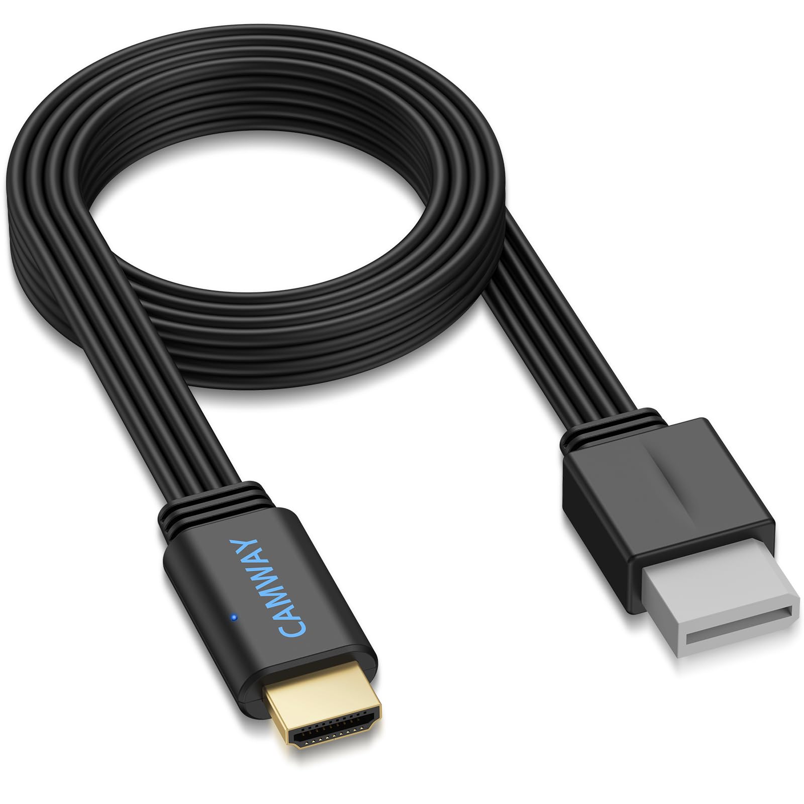 CAMWAY Konwerter Wii na HDMI 1080P/720P z kablem 150 cm, obsługuje NTSC 480i/480p, Pal 576i, Wii na HDMI do telewizora HDTV i monitora, Plug i Paly, kolor czarny