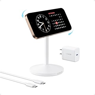 أنكر Anker Magsafe Charger Maggo QI2 360-degree Wireless Charger Stand 15W