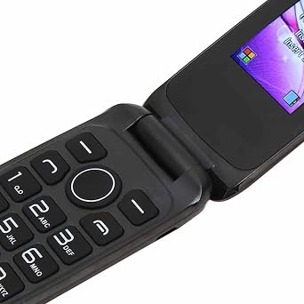 Flip Phone for Seniors 2G, GSM Cell Phone Unlocked, 1.77inch Color Display Screen, Dual SIM Card, 2.8 Inch Screen Big Mobile Phone Support Flashlight Camera MP3,1200mAh High