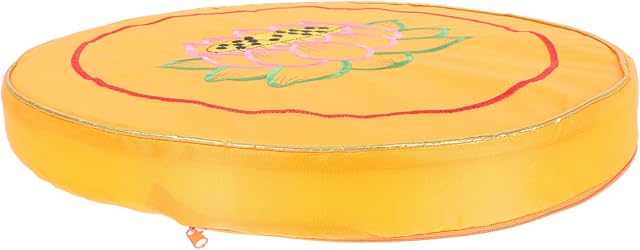 Yardwe Floor Pillow Meditation Cushion Round Meditation Cushions Yoga Bolster Floor Cushion Pillows Prayer Mat for Sitting on Floor Or Chair Pad Large Floor Cushions