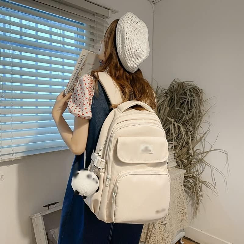 ナイロン レディース バックパック マルチポケット 防水 旅行バッグ